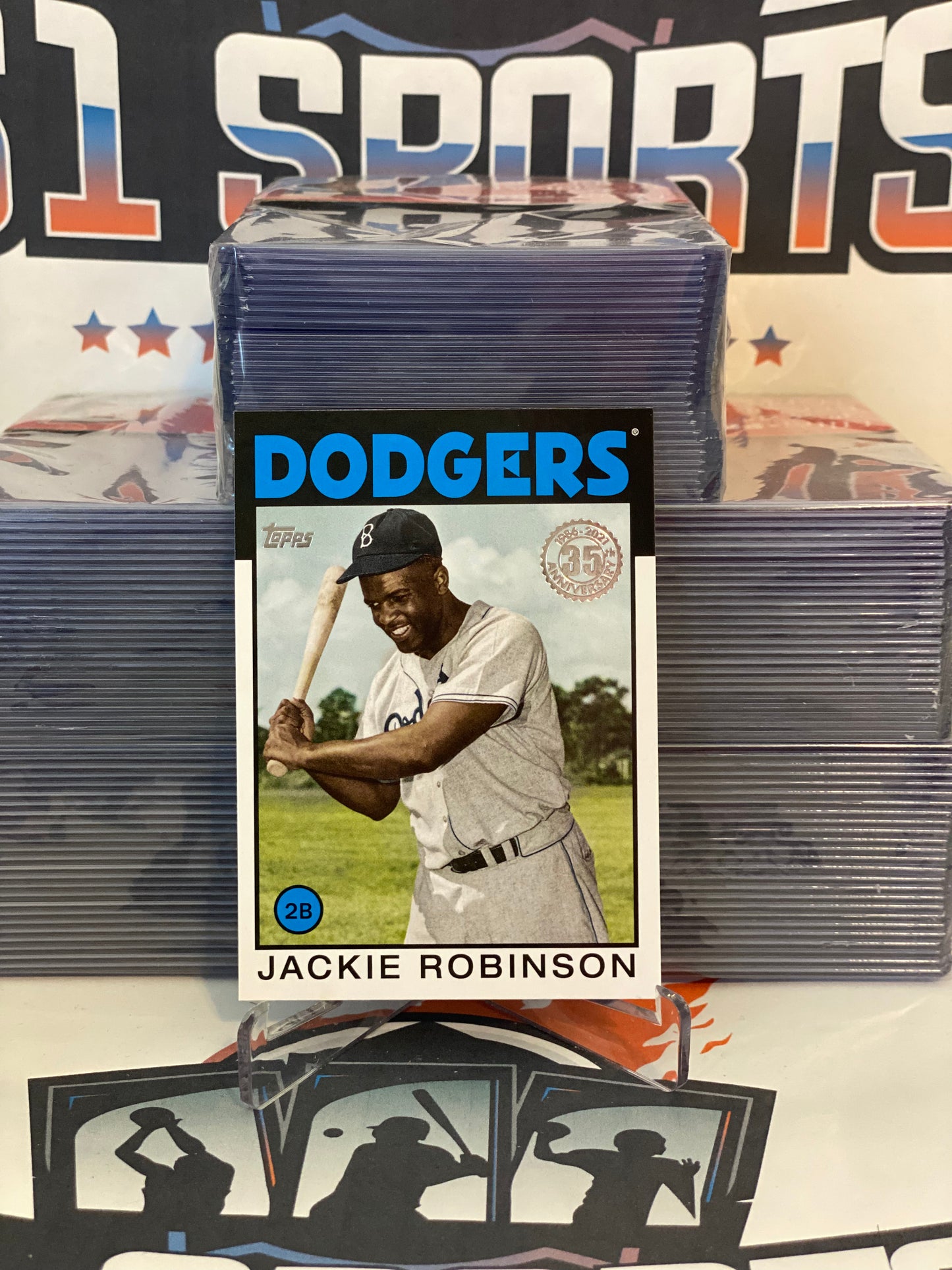 2021 Topps (1986 Topps Redux) Jackie Robinson #86B-88