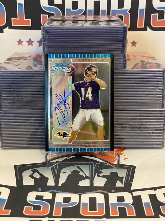 2005 Bowman Chrome (Auto) Derek Anderson Rookie #240