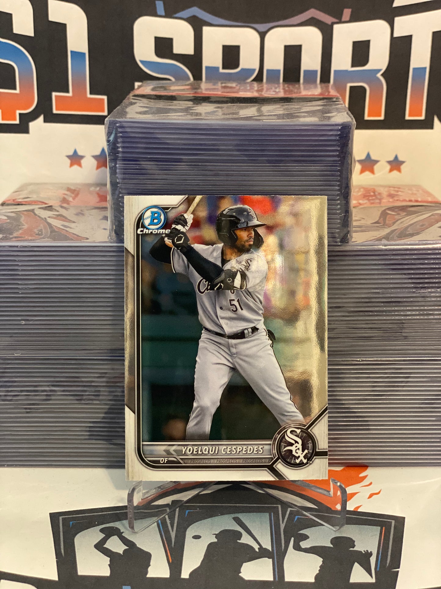 2022 Bowman Chrome Prospects Yoelqui Cespedes #BCP-87