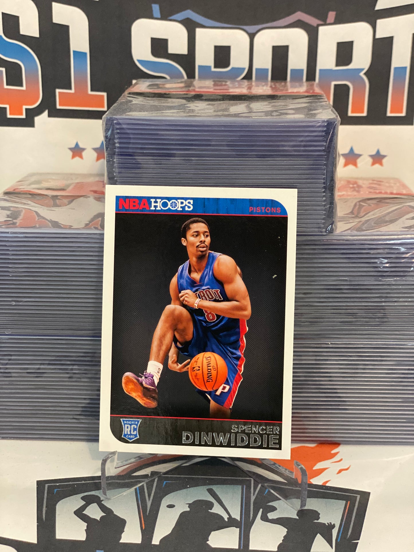 2014 NBA Hoops Spencer Dinwiddie Rookie #292