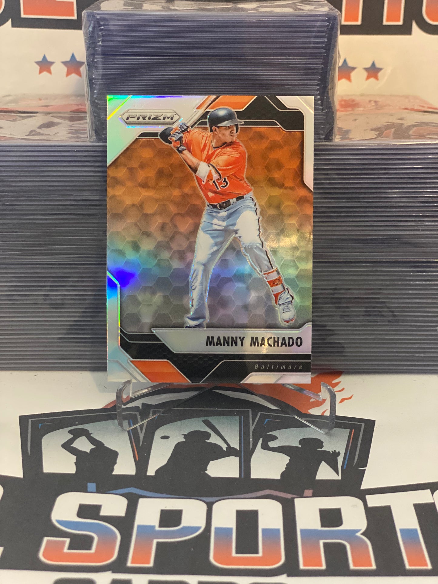 2017 Panini Prizm (Silver Prizm) Manny Machado #30