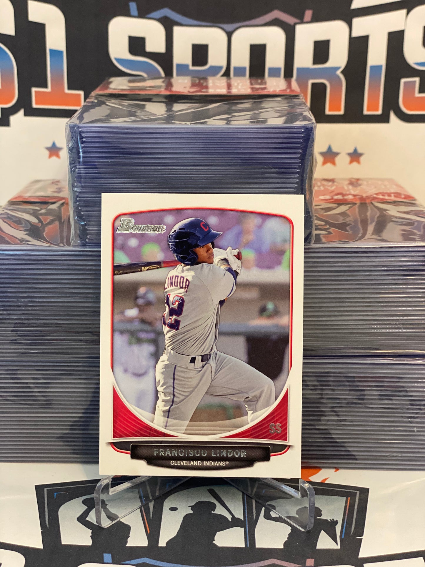 2013 Bowman Francisco Lindor #TP-17