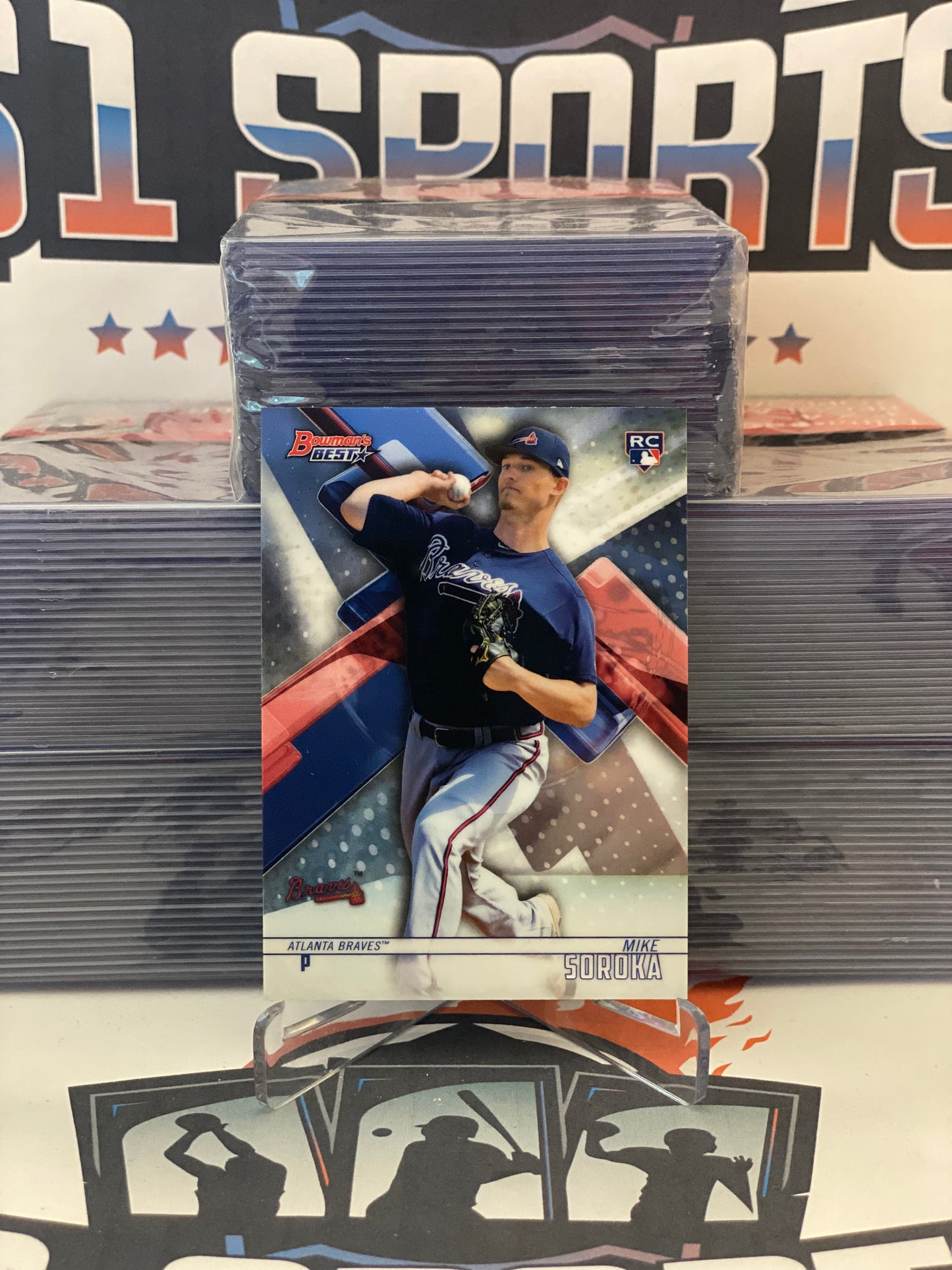 2018 Bowman's Best Mike Soroka Rookie #40