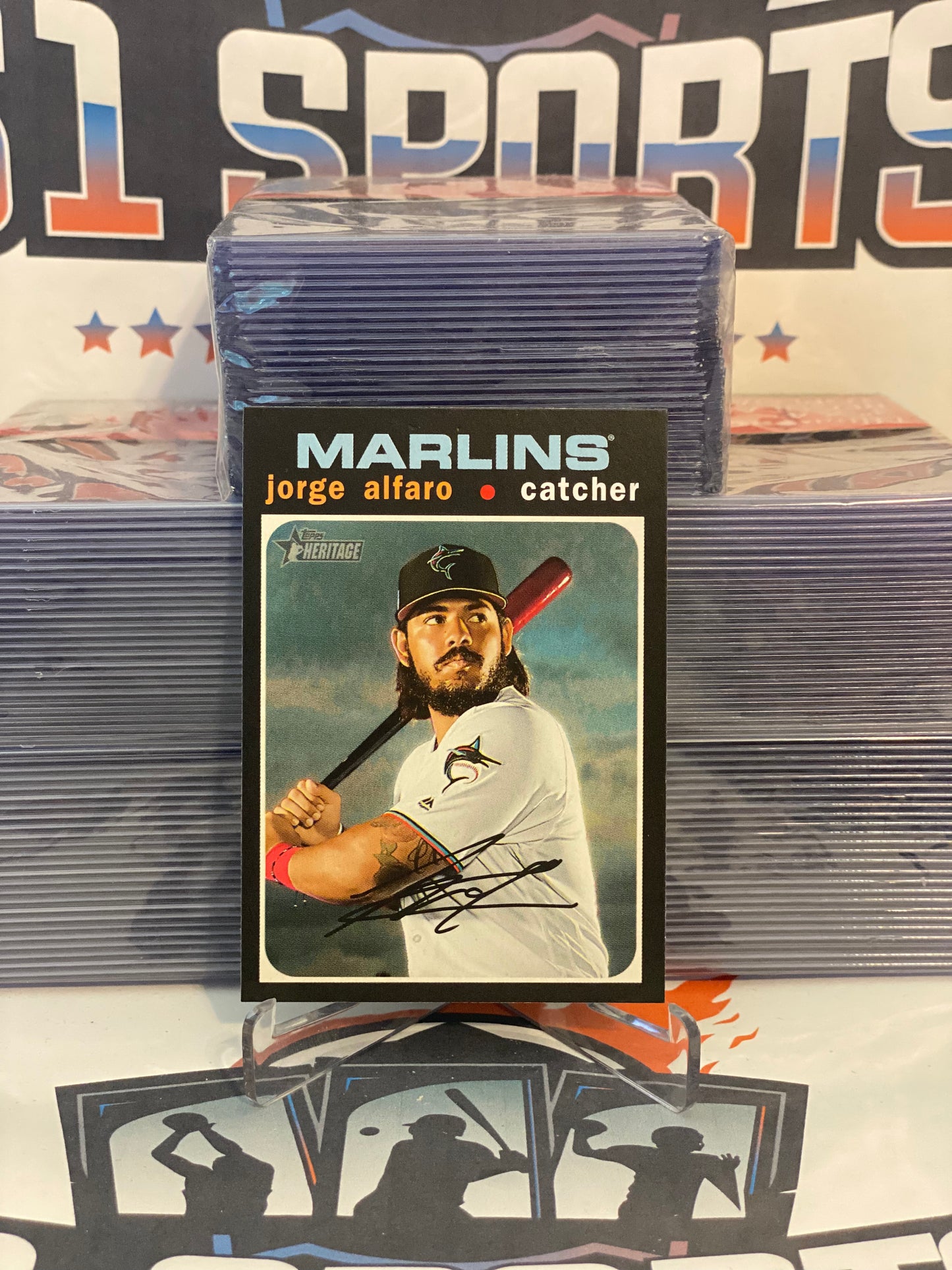 2020 Topps Heritage (Short Print) Jorge Alfaro #402