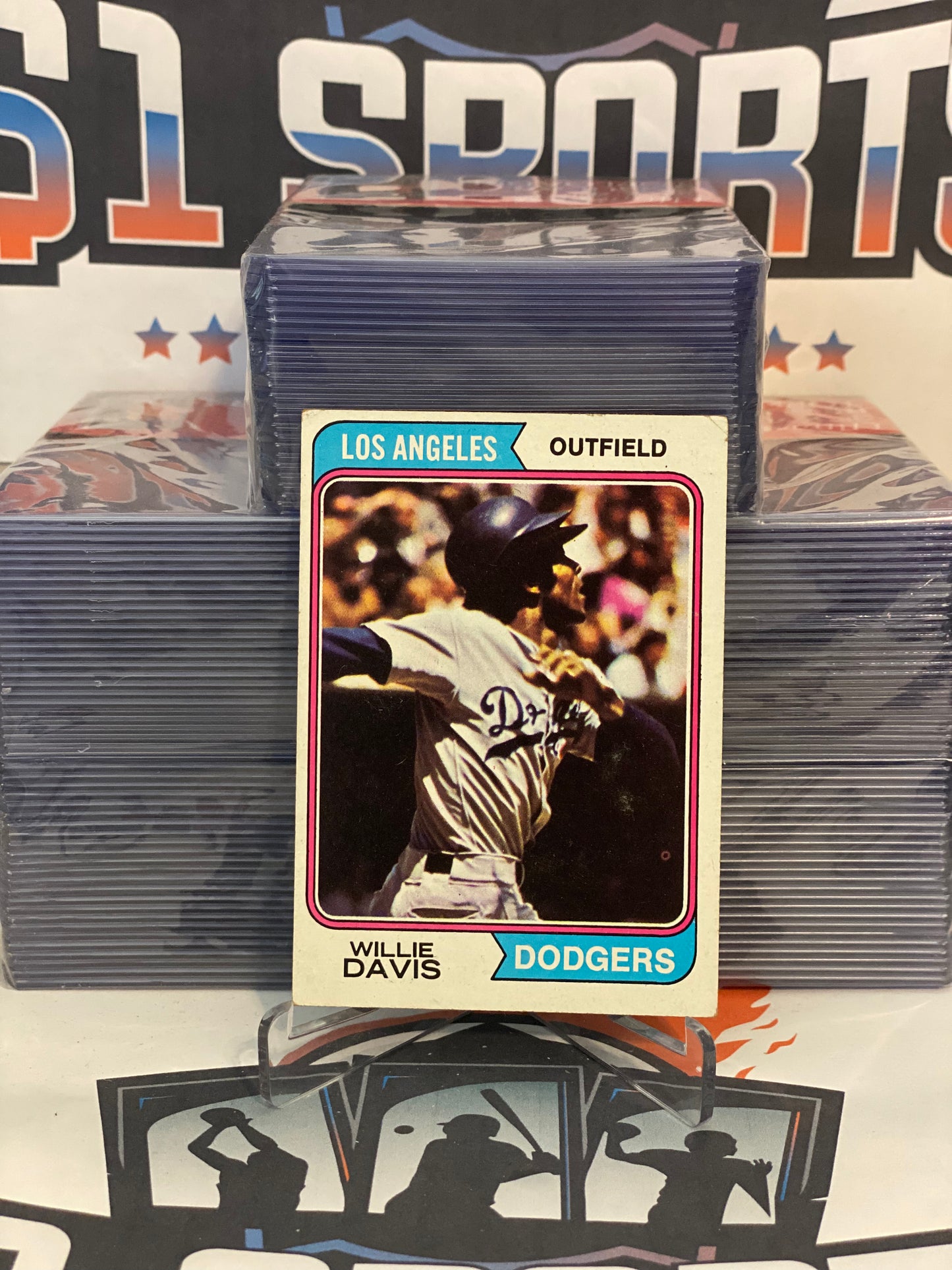 1974 Topps Willie Davis #165