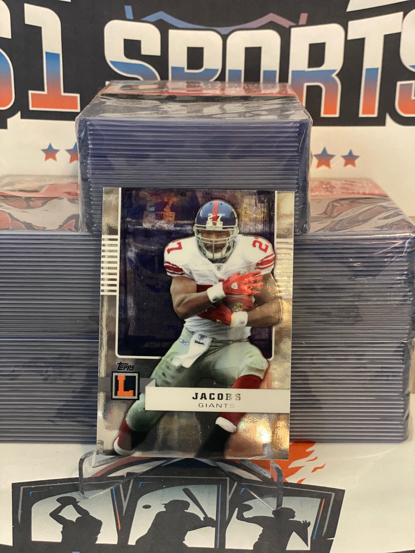 2008 Topps Letterman (923/949) Brandon Jacobs #26