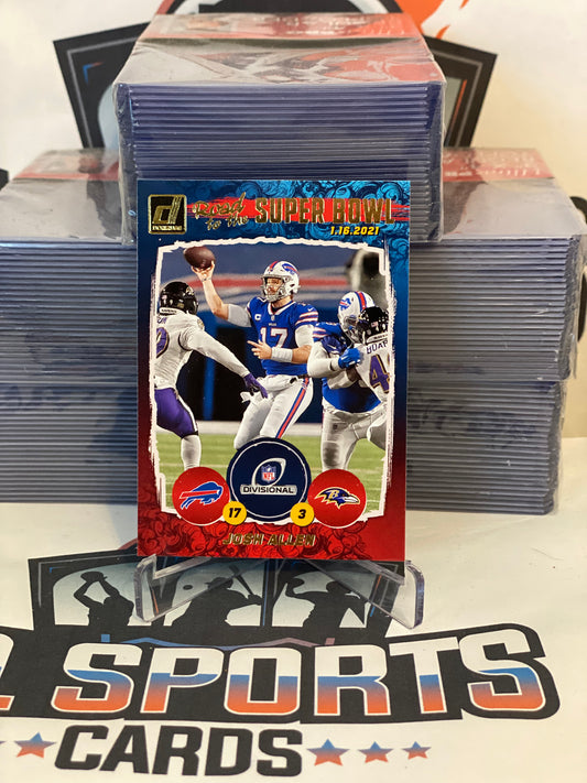 2021 Donruss (Road to the Super Bowl) Josh Allen #DR2