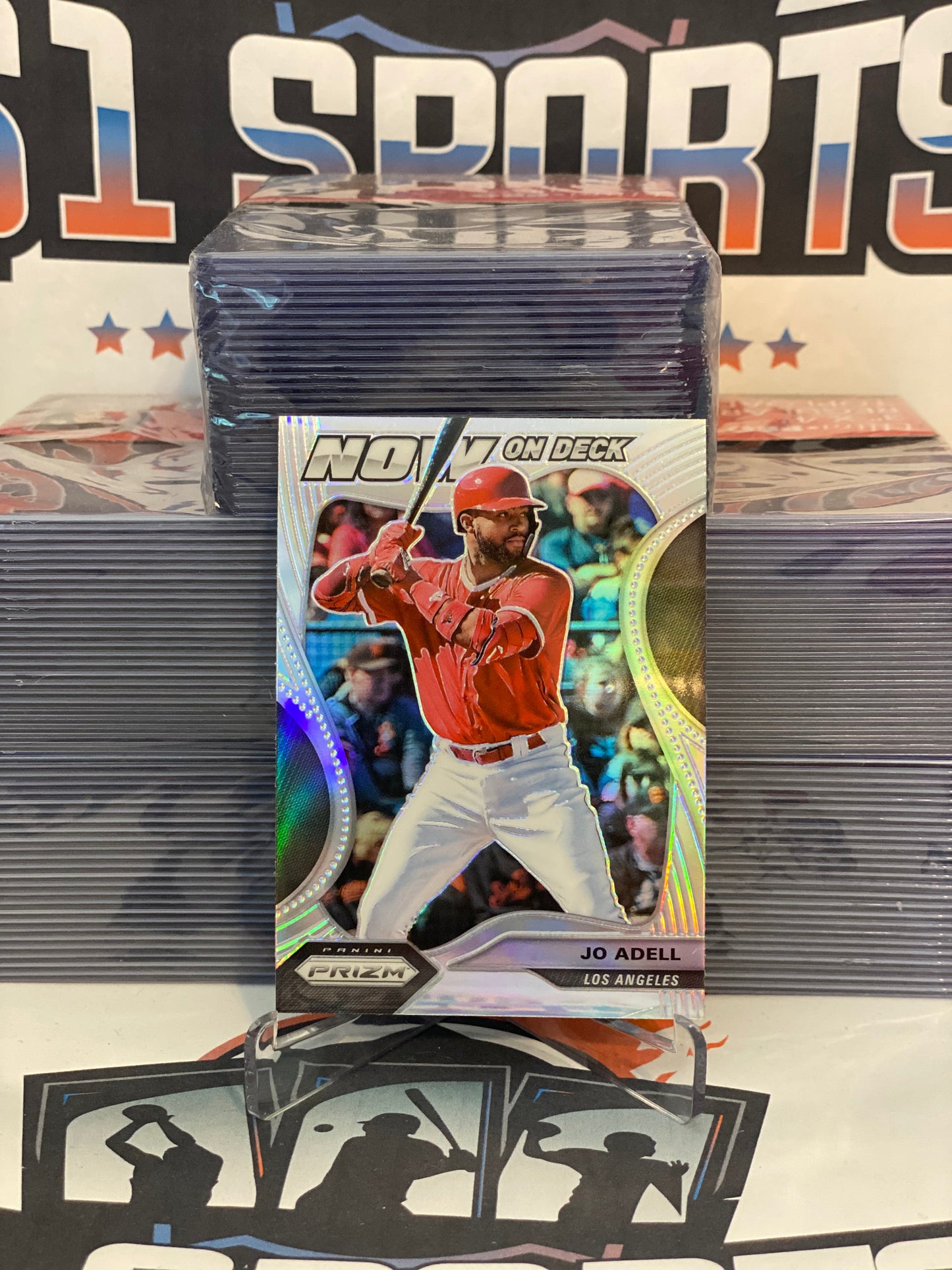 2020 Panini Prizm (Now on Deck, Silver Prizm) Jo Adell #NOD-3