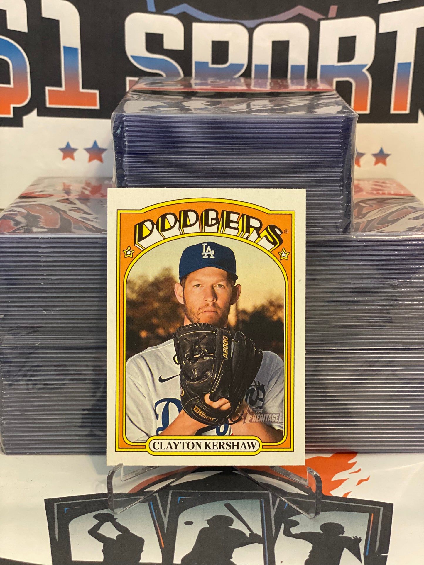 2021 Topps Heritage Clayton Kershaw #37