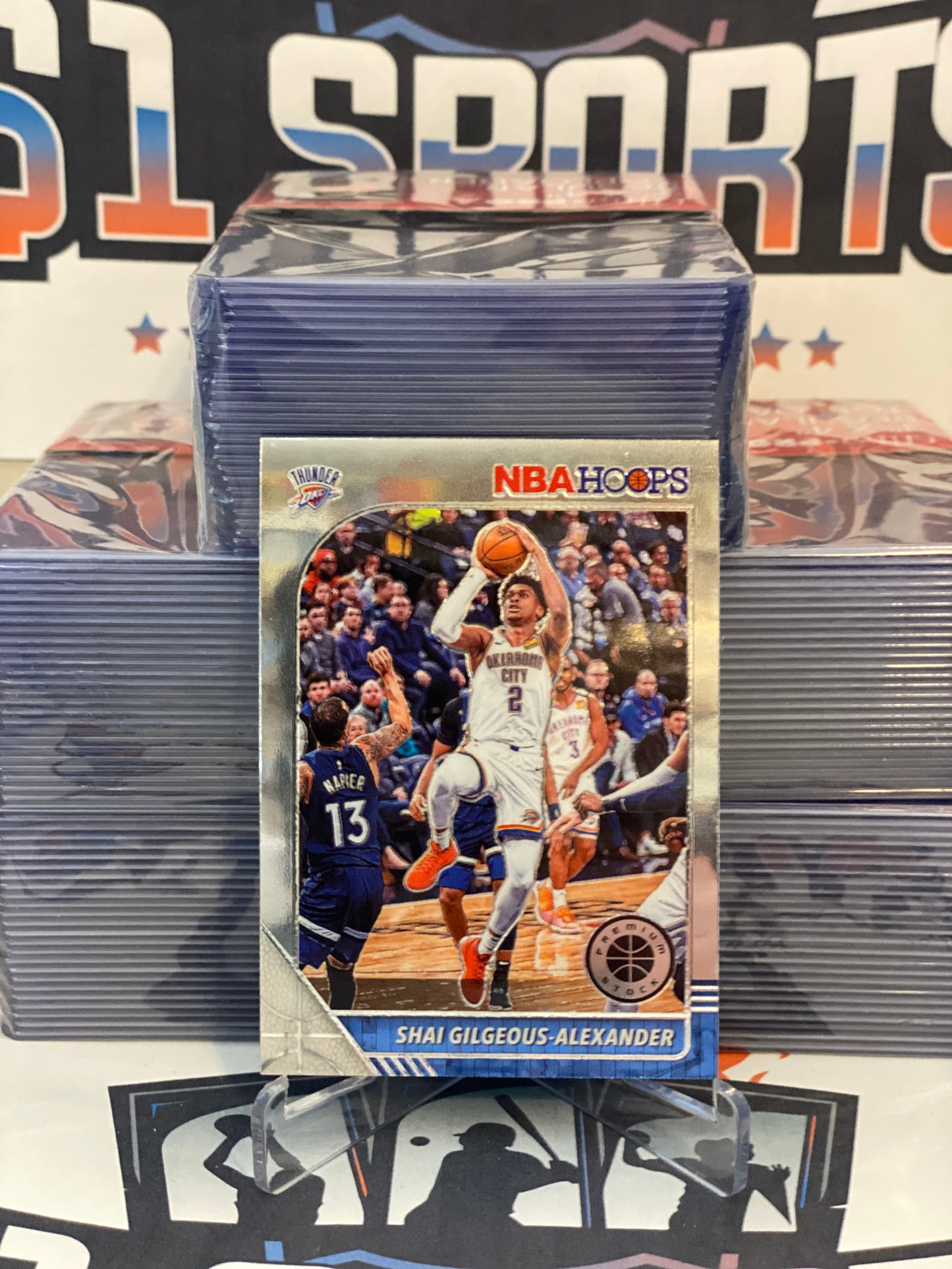 2019 Hoops Premium Stock Shai Gilgeous-Alexander #80