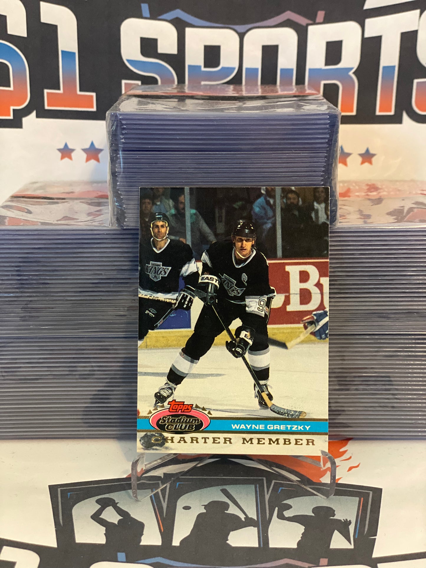 1991 Topps Stadium Club (Charter Member) Wayne Gretzky #46