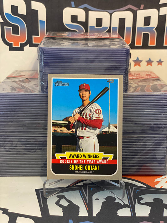 2019 Topps Heritage (Rookie of the Year Award) Shohei Ohtani #AW-5