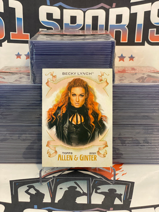 2021 Topps Heritage WWE (Allen & Ginter) Becky Lynch #AG-5
