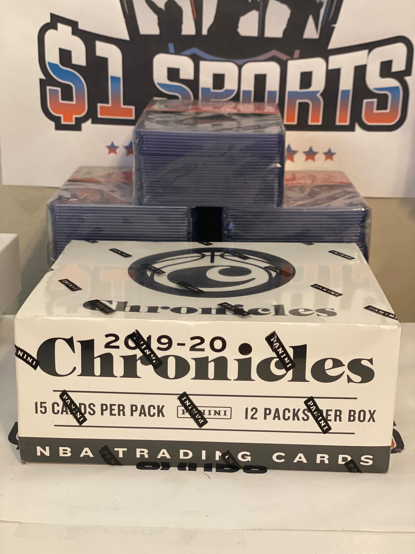 2019-20 Panini Chronicles NBA Basketball Retail Fat Pack Box