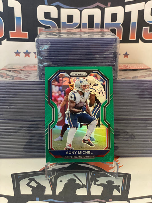 2020 Panini Prizm (Green Prizm) Sony Michel #20