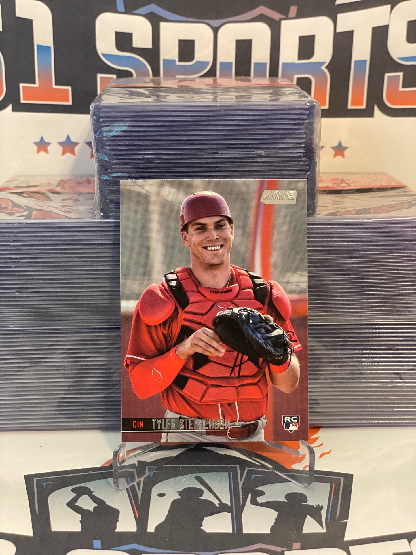 2021 Topps Stadium Club Tyler Stephenson Rookie #221