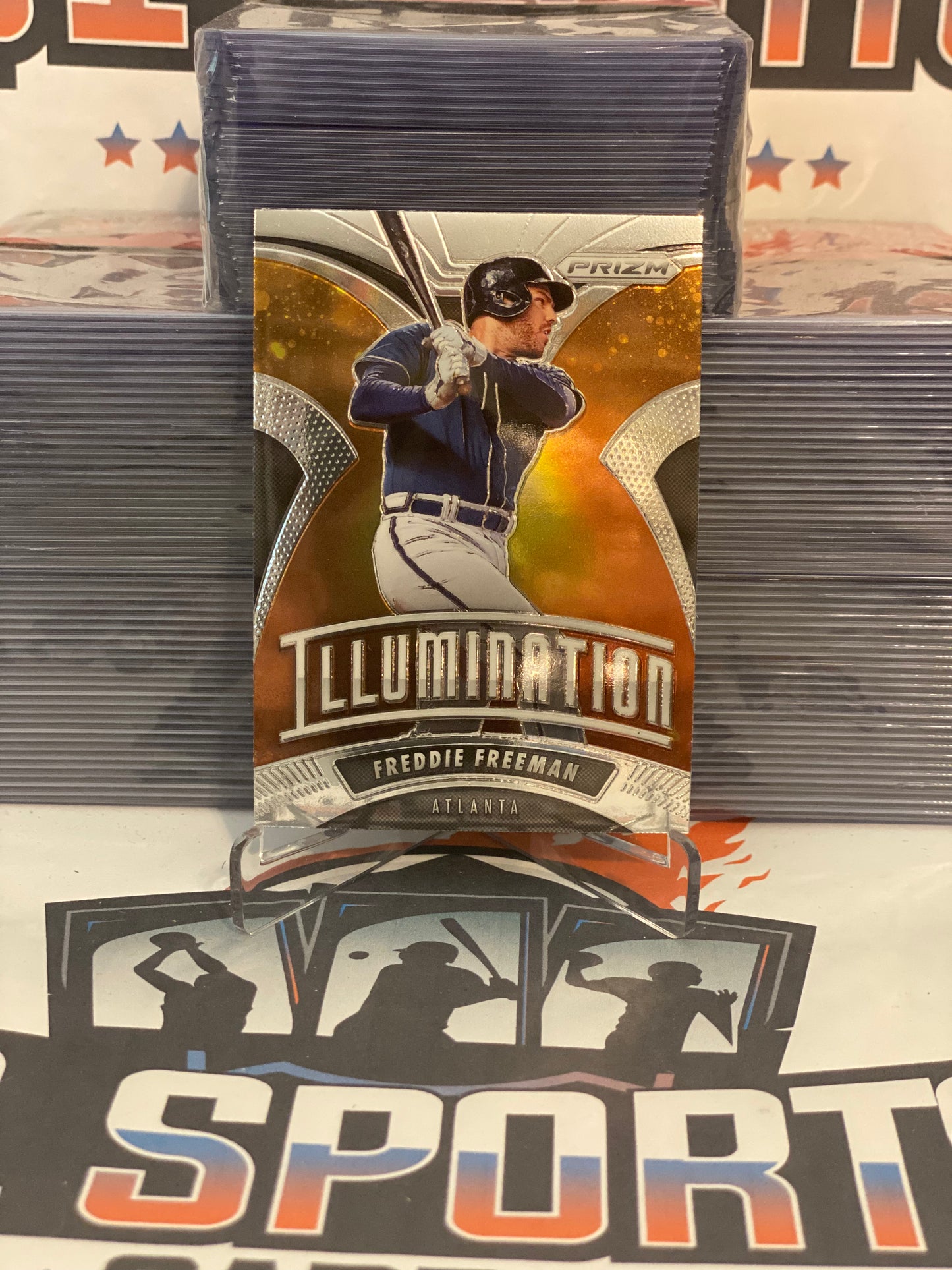 2020 Panini Prizm (Illumination) Freddie Freeman #I-7