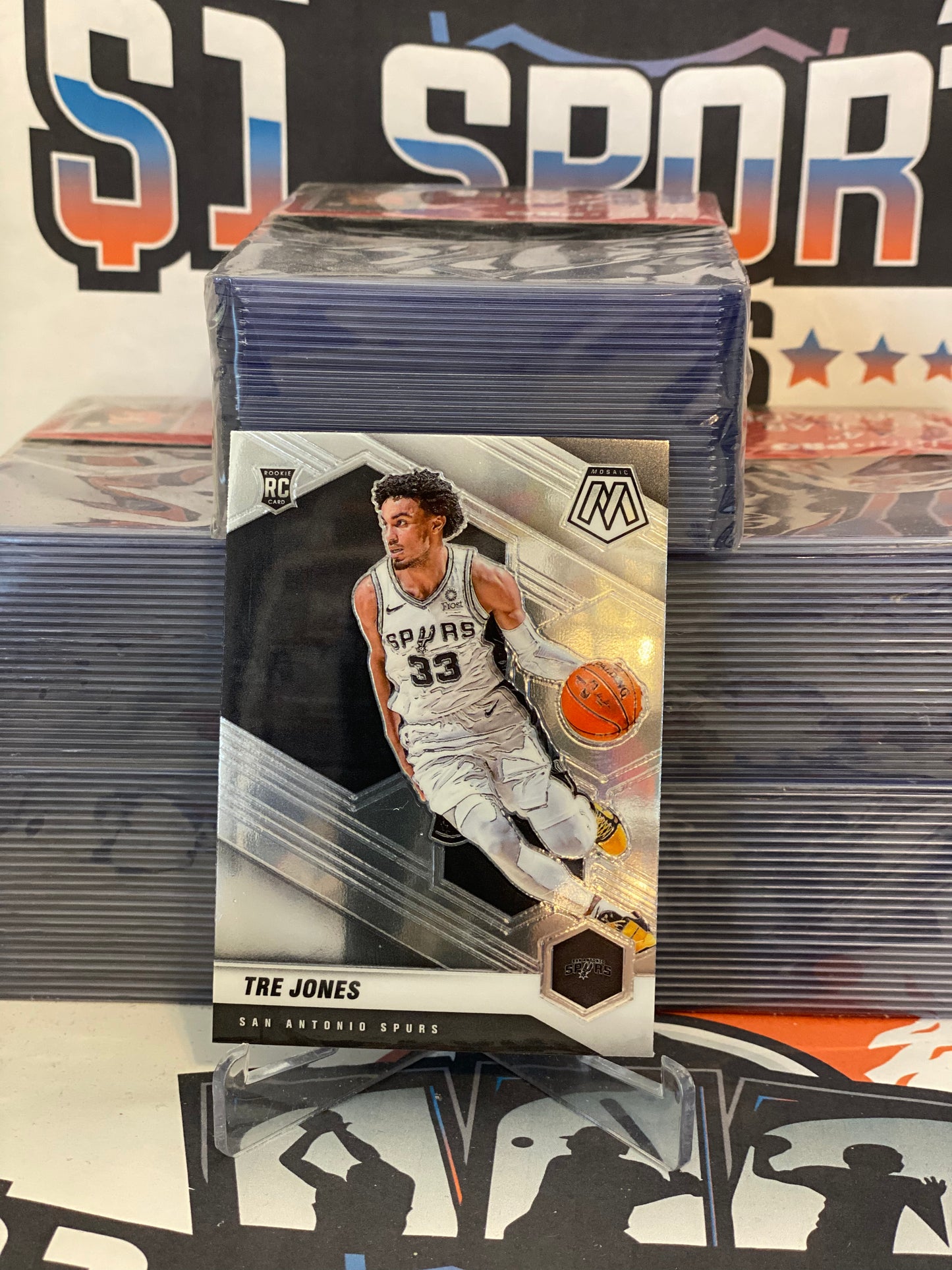 2020 Panini Mosaic Tre Jones Rookie #243