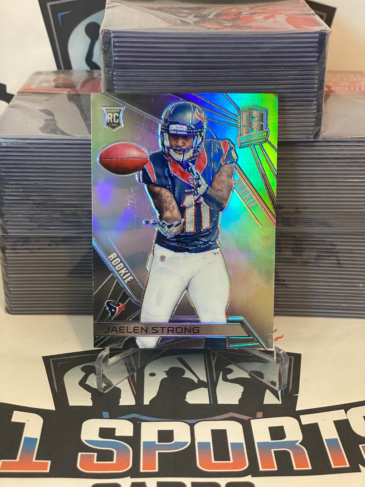 2015 Panini Spectra (Silver Prizm 28/99) Jalen Strong #134