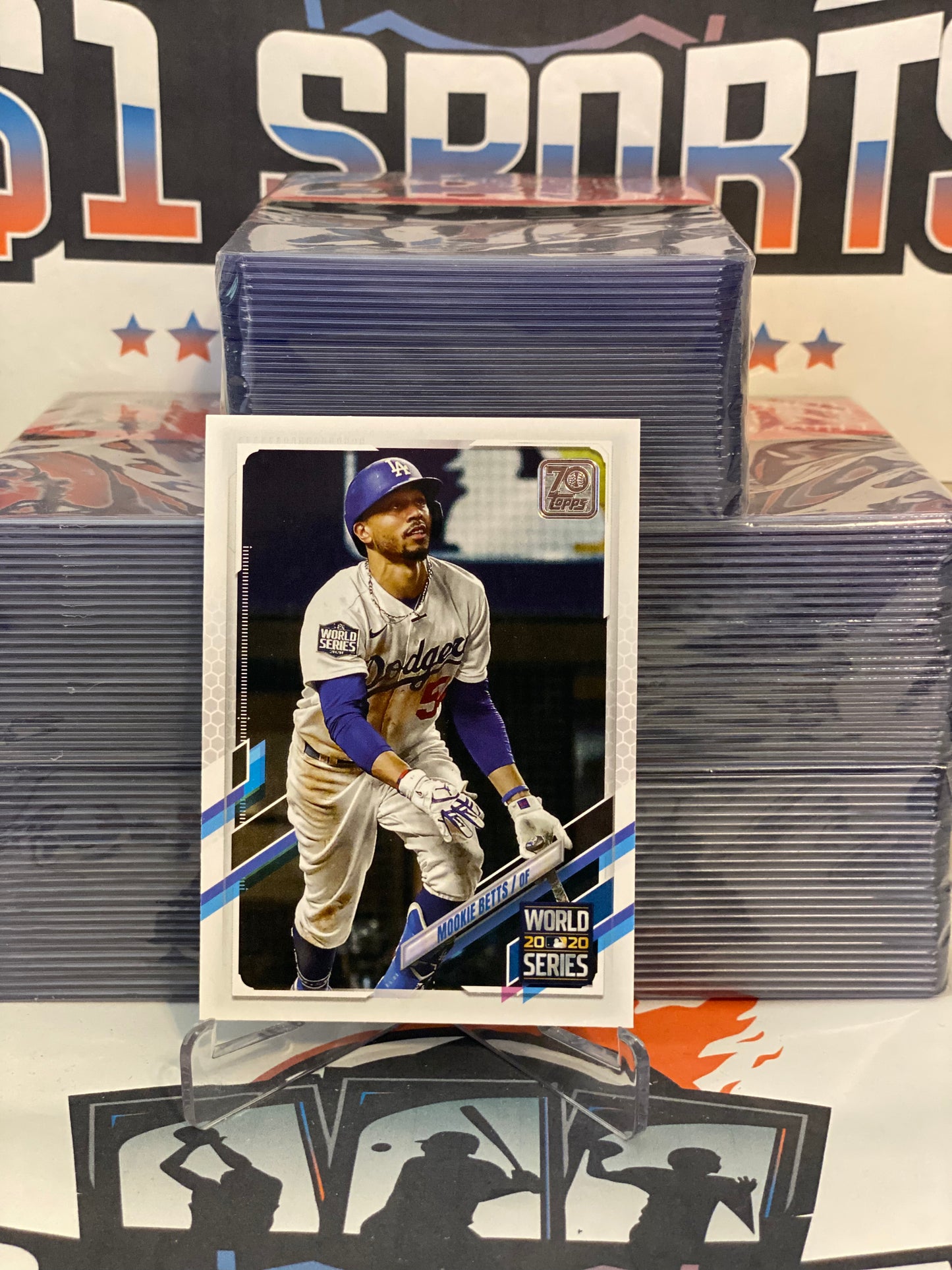2021 Topps (World Series) Mookie Betts #15