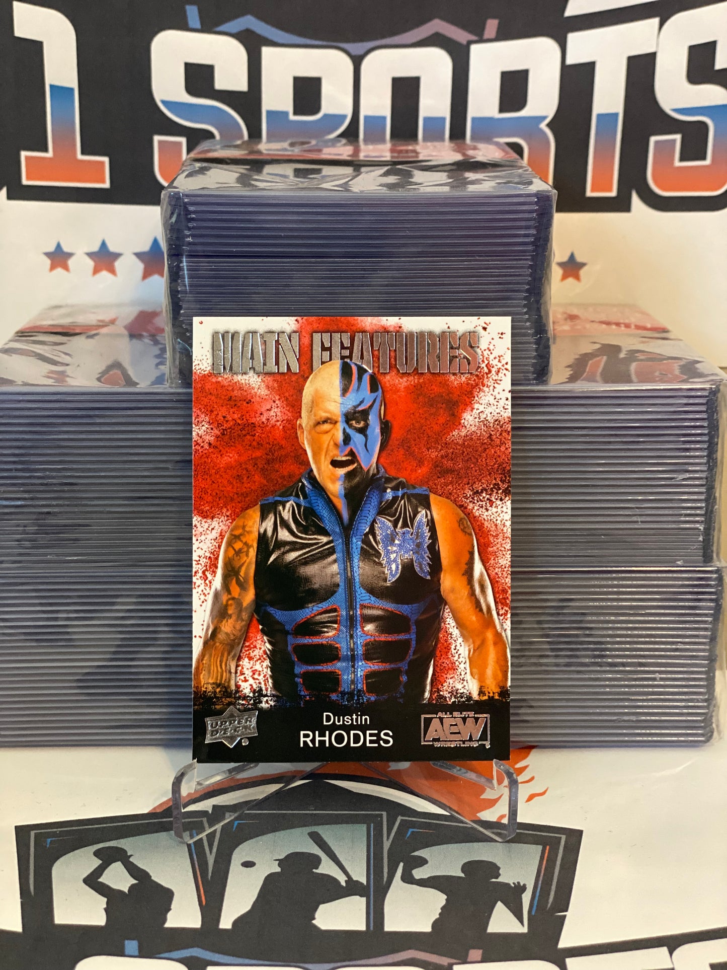 2021 Upper Deck AEW (Main Features) Dustin Rhodes #MF-12