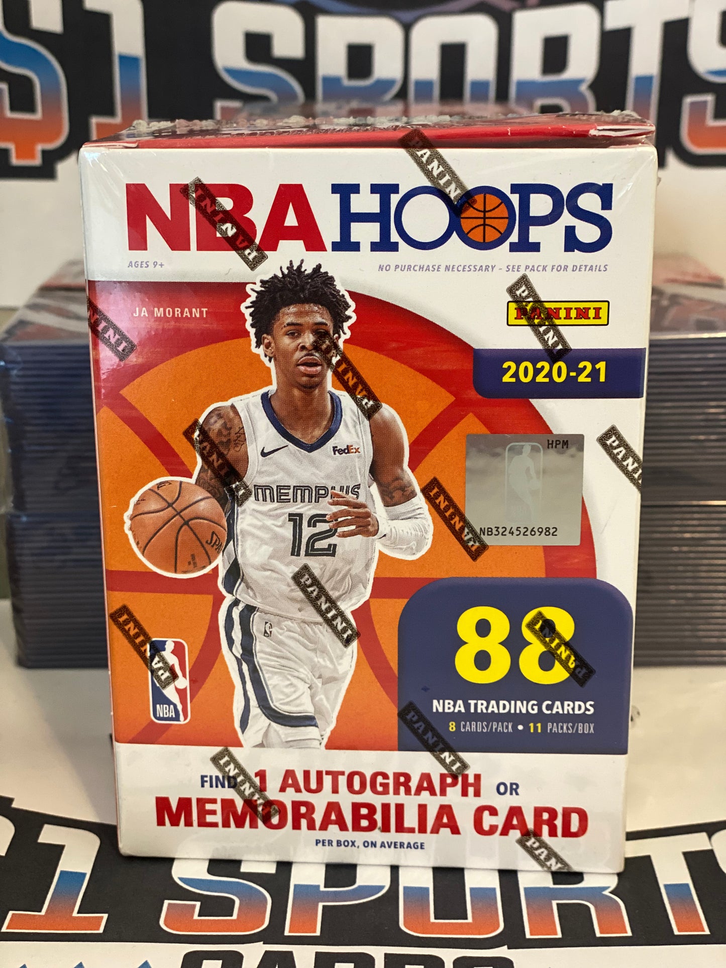 2020-21 NBA Hoops Basketball Blaster Box