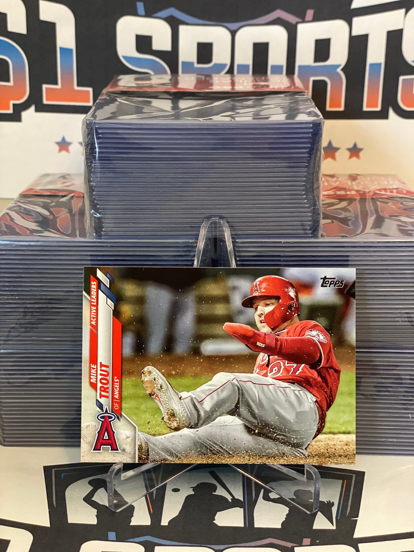 2020 Topps Update (Active Leaders) Mike Trout #U-119