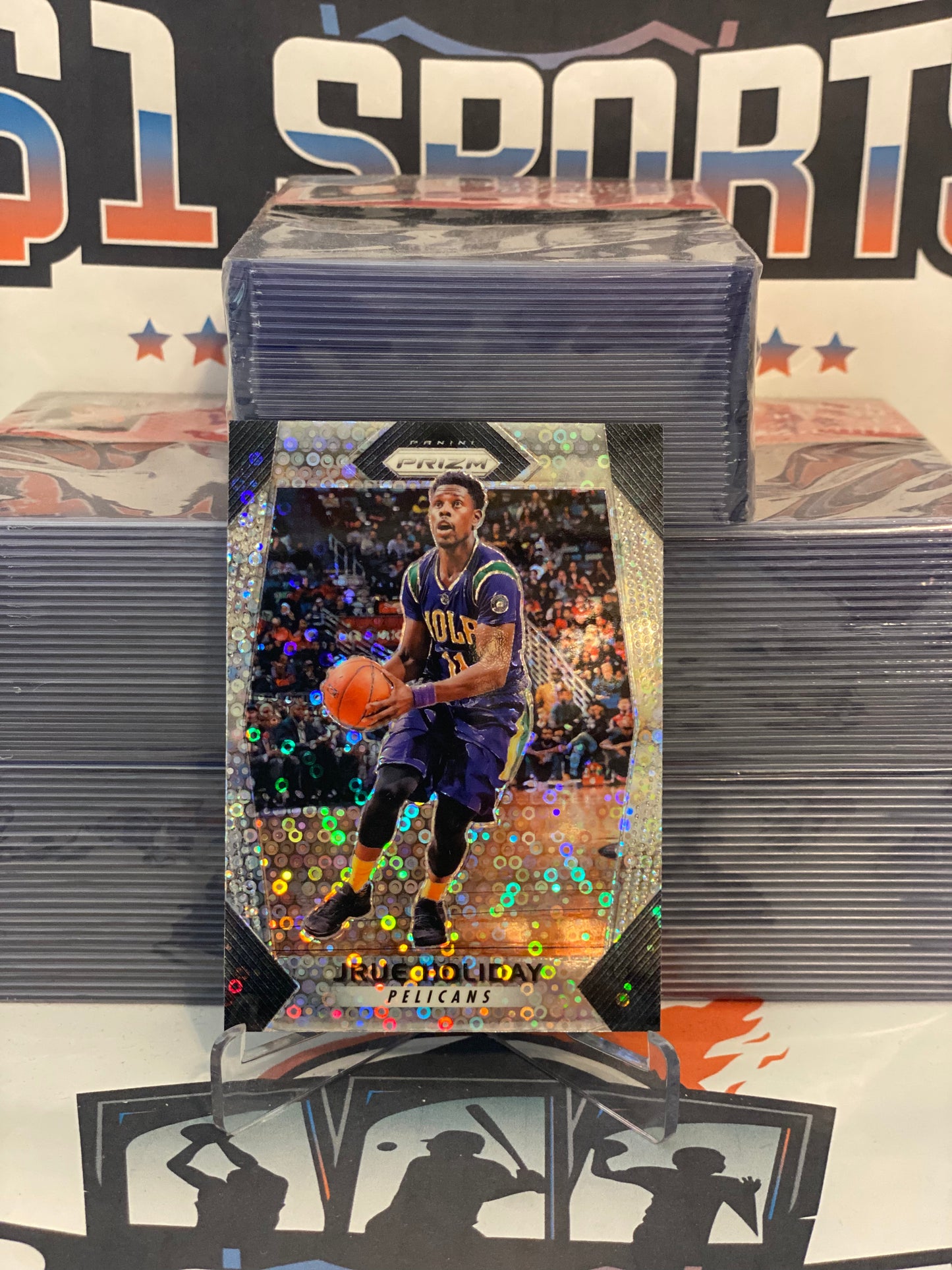 2017 Panini Prizm (Fast Break Prizm) Jrue Holiday #122