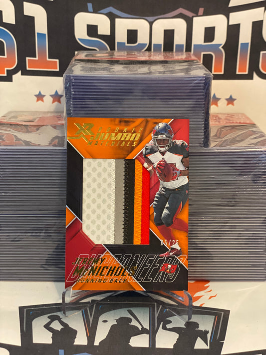 2017 Panini Xr (Rookie Jumbo Materials Orange Relic 05/25) Jeremy McNichols #RJM-JM