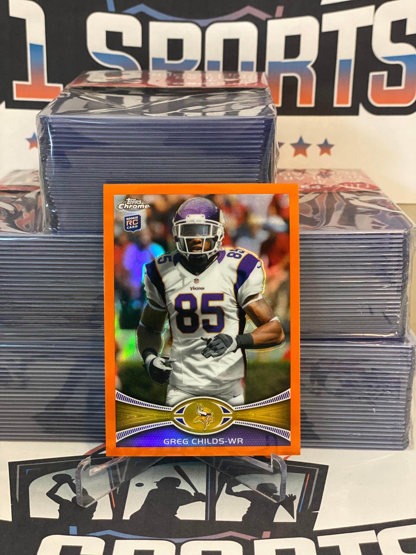 2012 Topps Chrome (Orange Refractor) Greg Childs Rookie #41