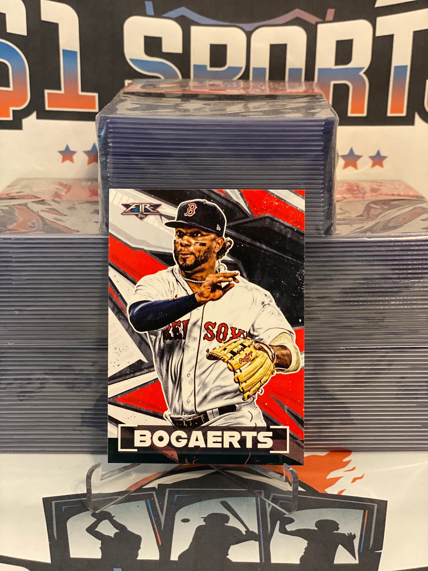 2021 Topps Fire Xander Bogaerts #91