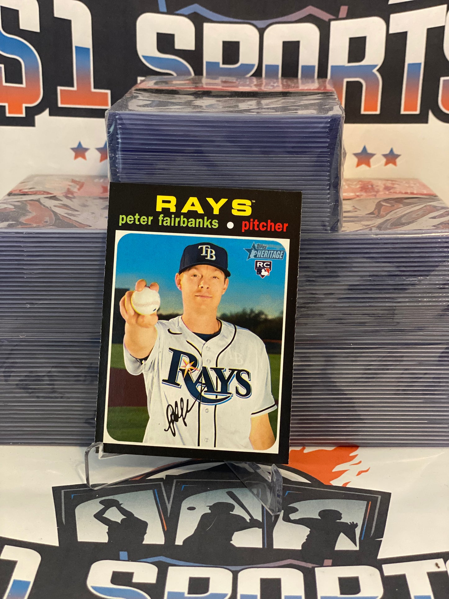 2020 Topps Heritage Peter Fairbanks Rookie #640