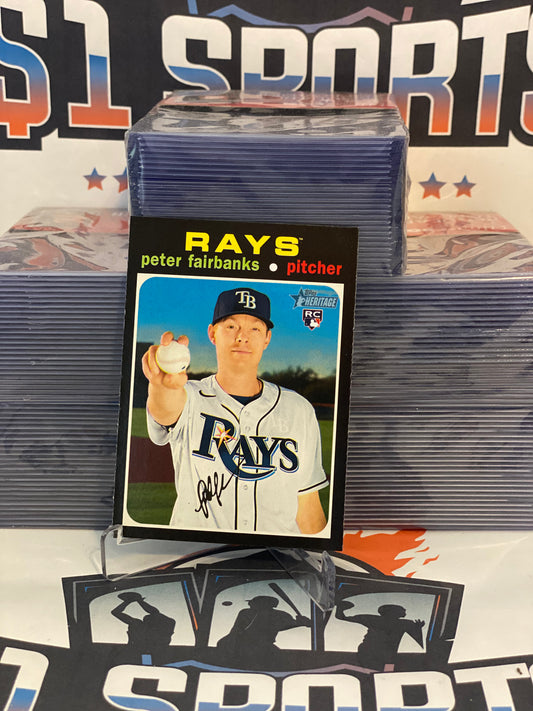 2020 Topps Heritage Peter Fairbanks Rookie #640