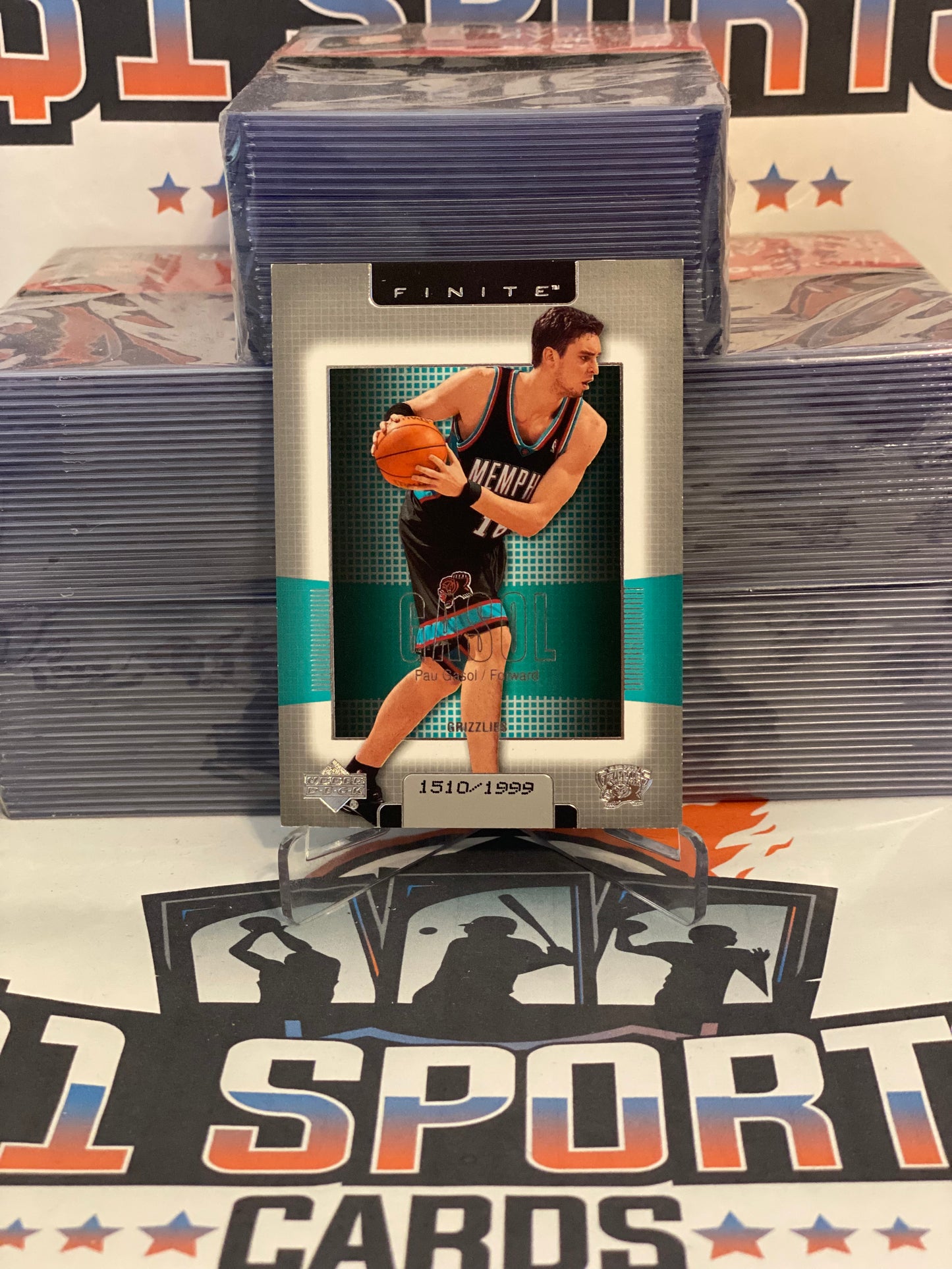 2003 Upper Deck Finite (1510/1999) Pau Gasol #84