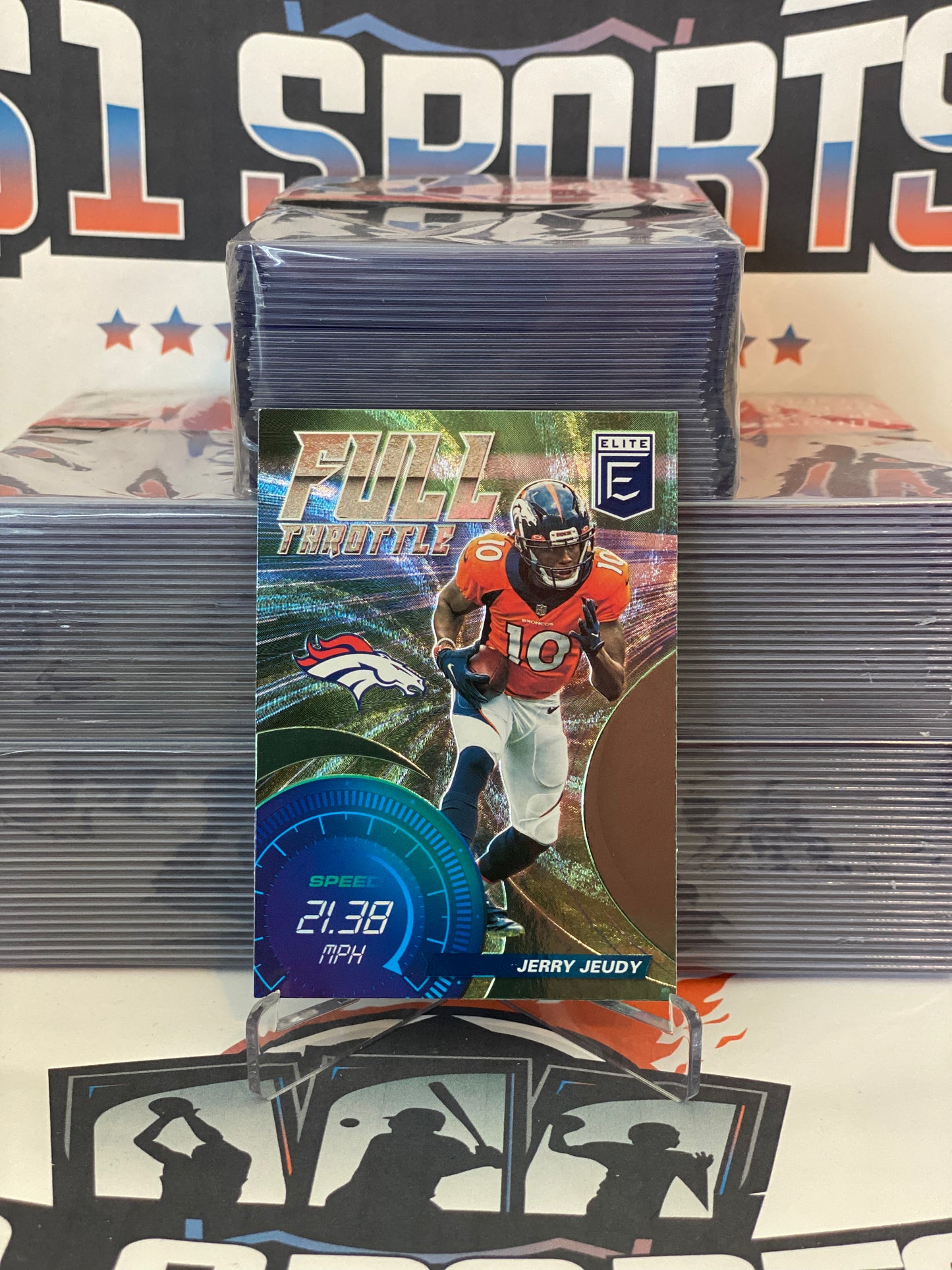 2021 Donruss (Full Throttle) Jerry Jeudy #FT6
