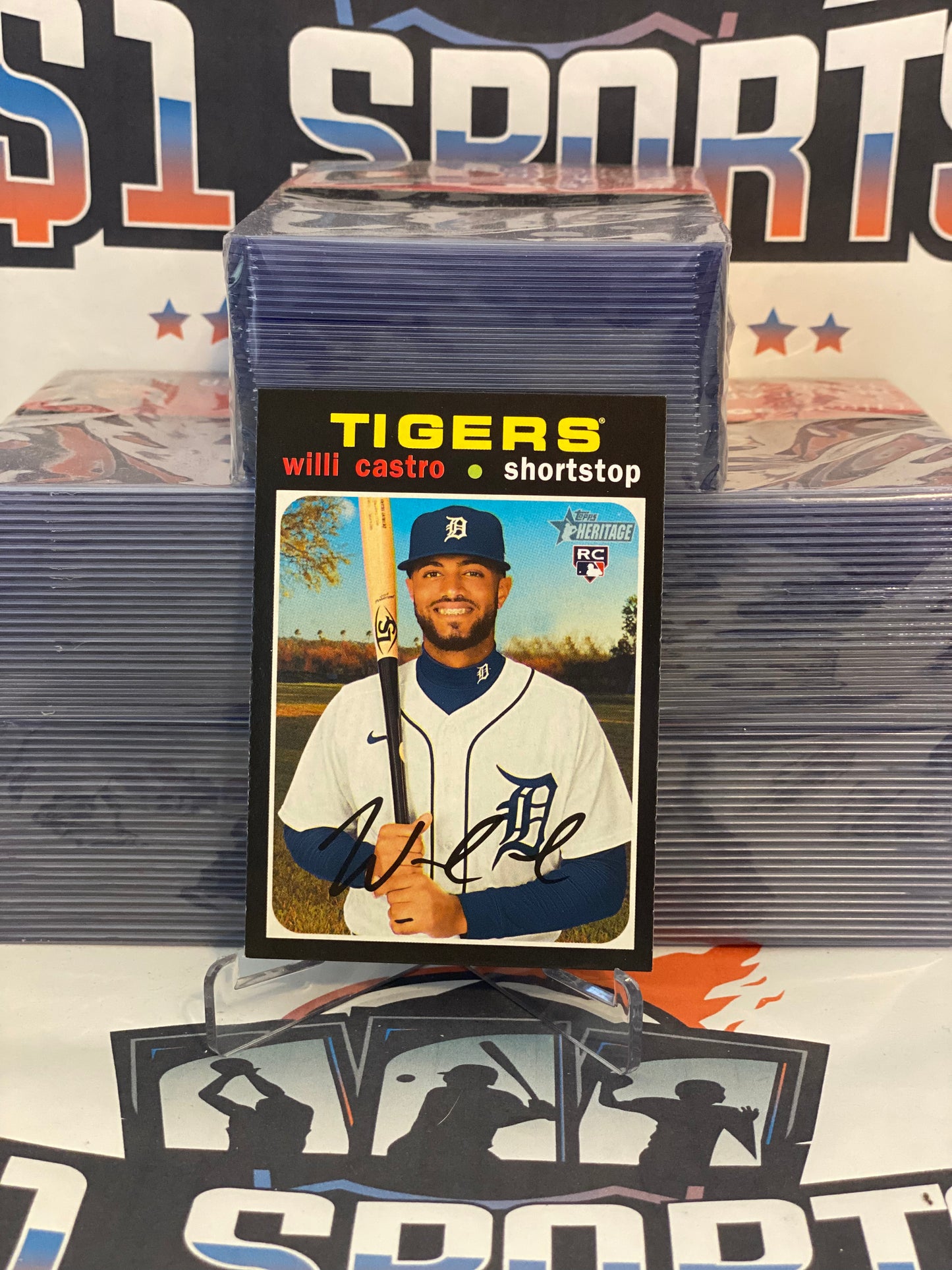2020 Topps Heritage Willi Castro Rookie #526