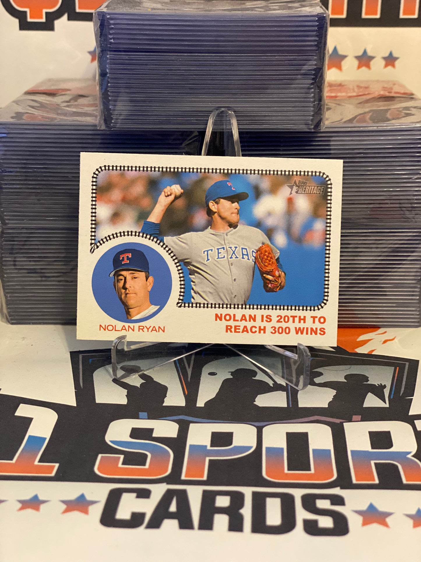 2022 Topps Heritage (All Aboard) Nolan Ryan #AA-10