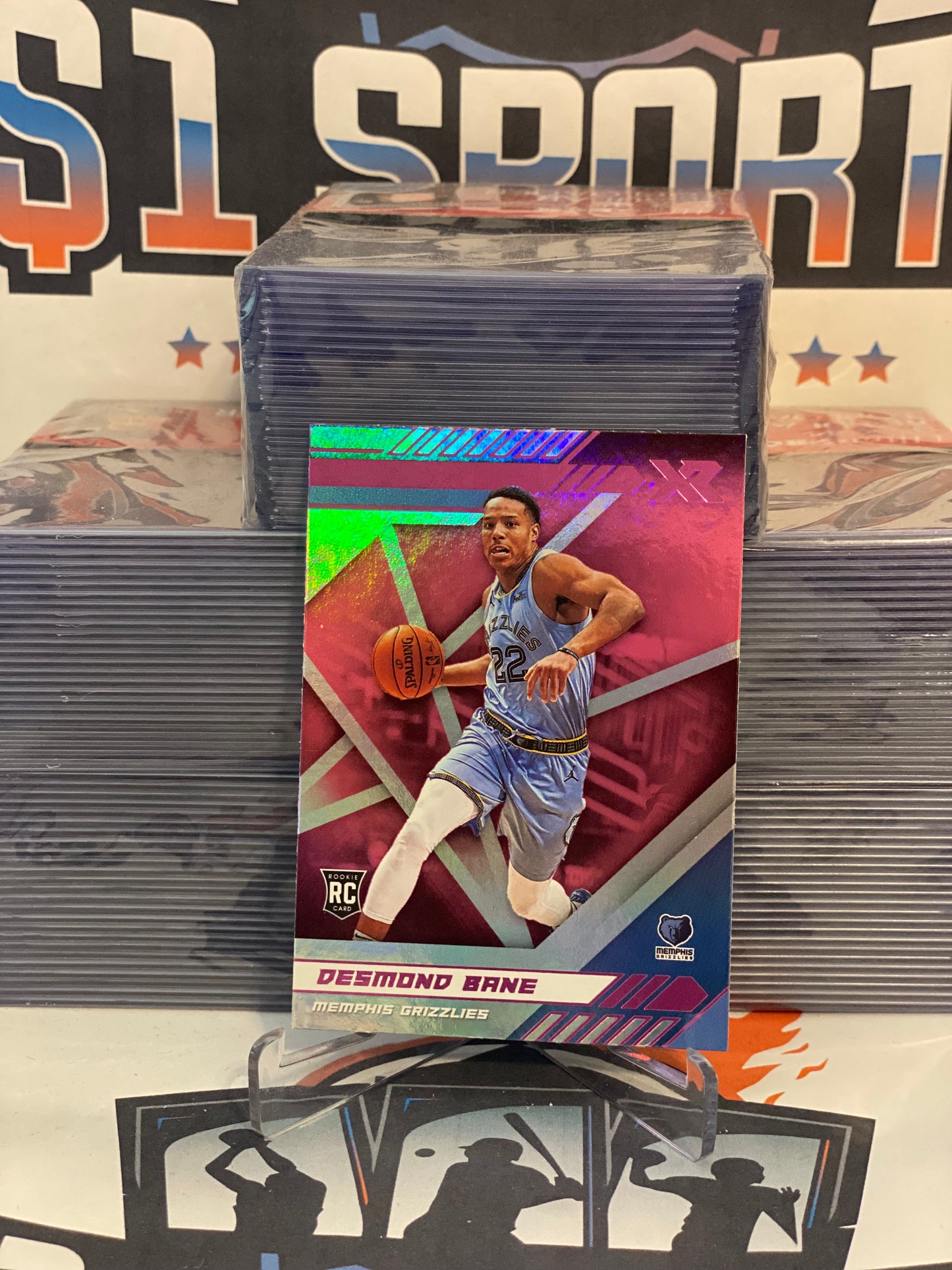 2019 Panini Chronicles (Pink, Xr) Desmond Bane Rookie #279