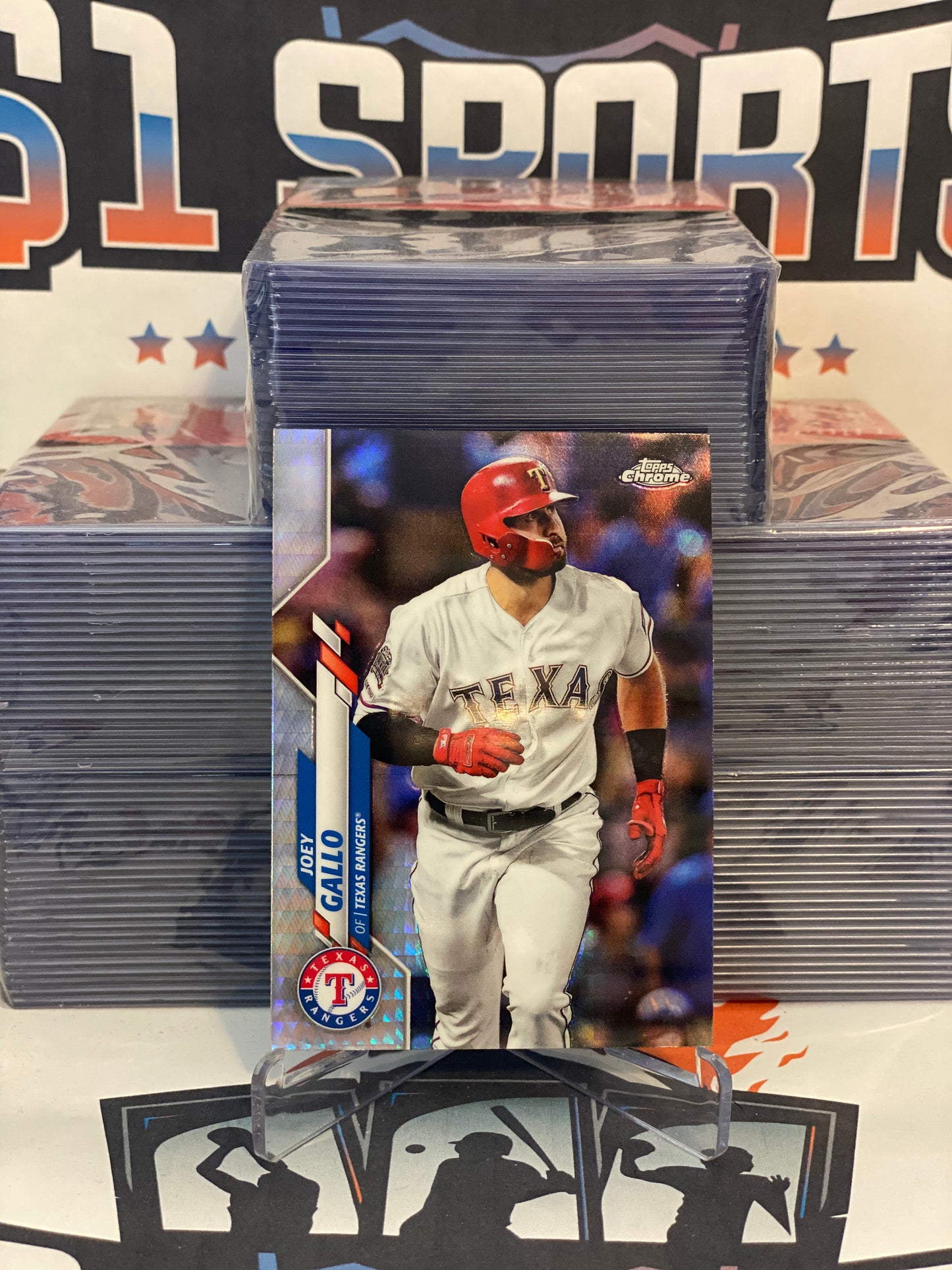 2020 Topps Chrome (Prism Refractor) Joey Gallo #191