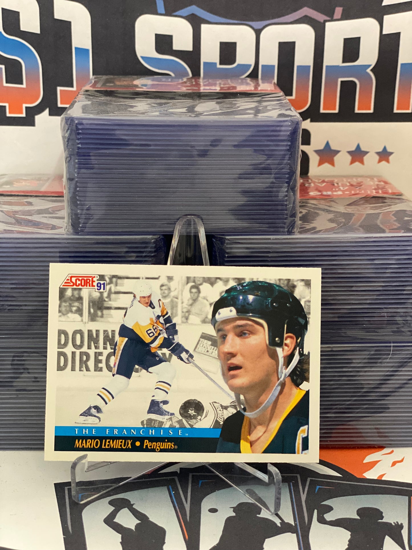 1991 Score (Bi-Lingual, The Franchise) Mario Lemieux #365