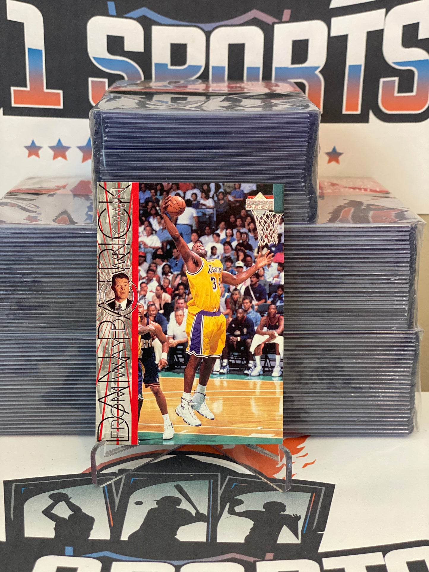 1996 Upper Deck (Dan Patrick From Way Downtown) Shaquille O'Neal #343