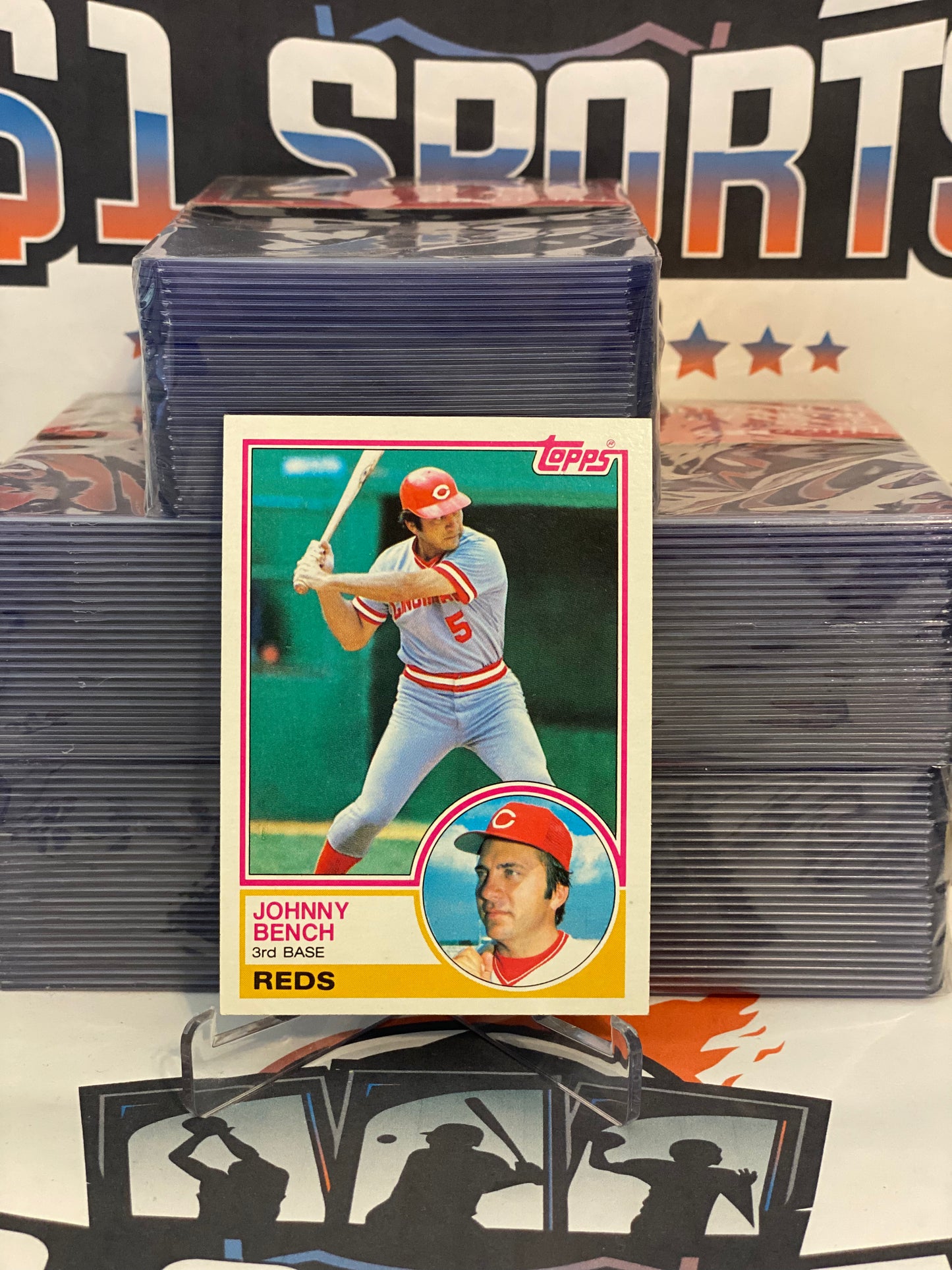 1983 Topps Johnny Bench #60