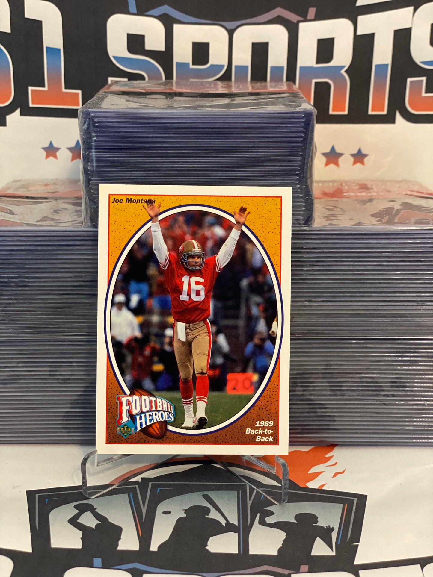 1991 Upper Deck (Football Heroes) Joe Montana #7