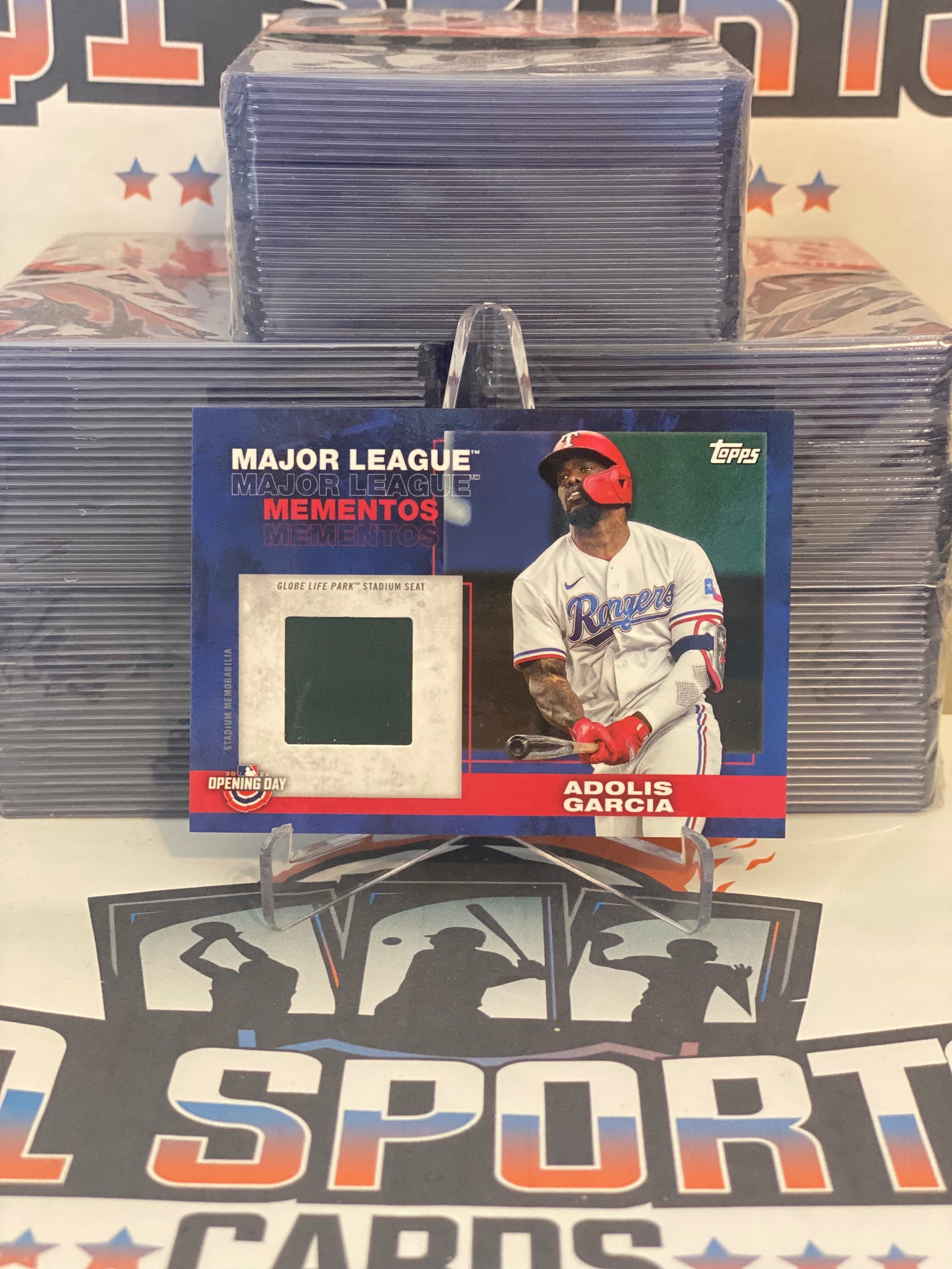 2022 Topps (Major League Mementos Relic) Adolis Garcia #MLMR-AG