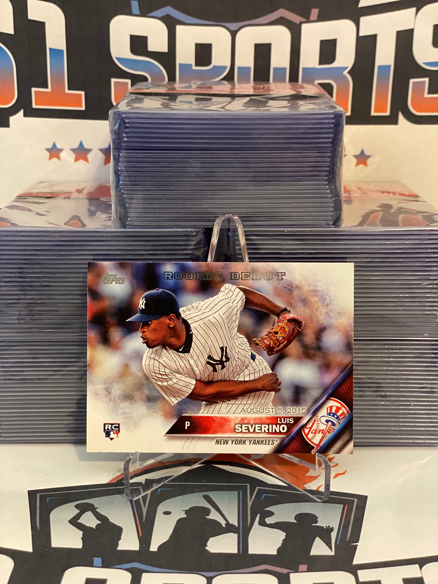 2016 Topps Update (Rookie Debut) Luis Severino Rookie #US134