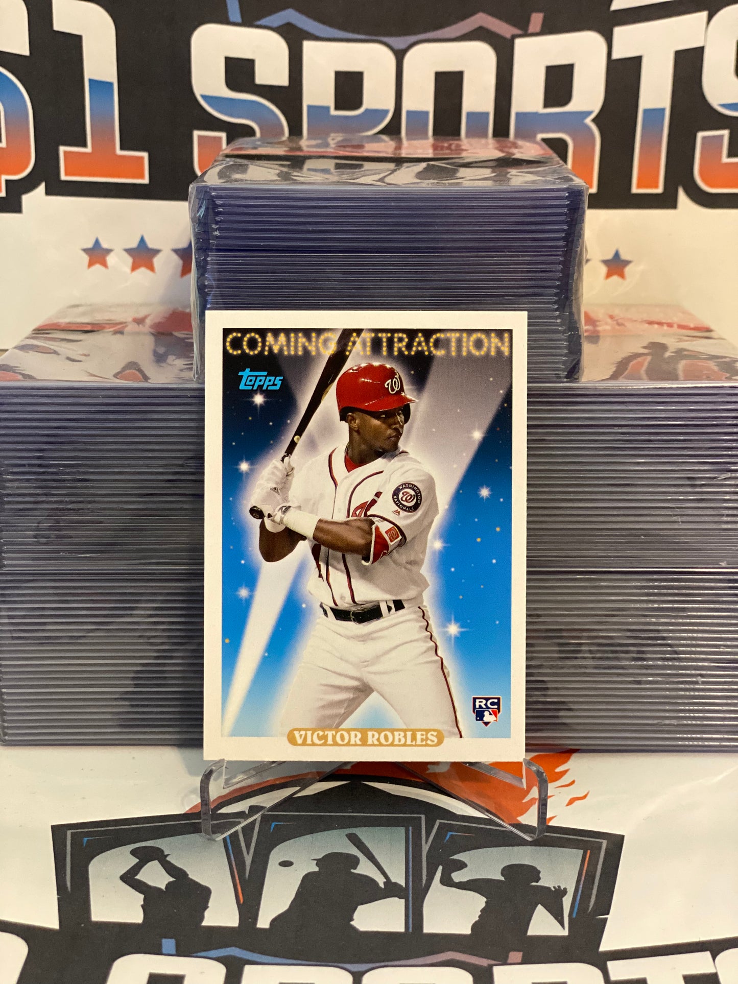 2018 Topps Archives (1993 Topps Coming Attractions) Victor Robles Rookie #CA-7