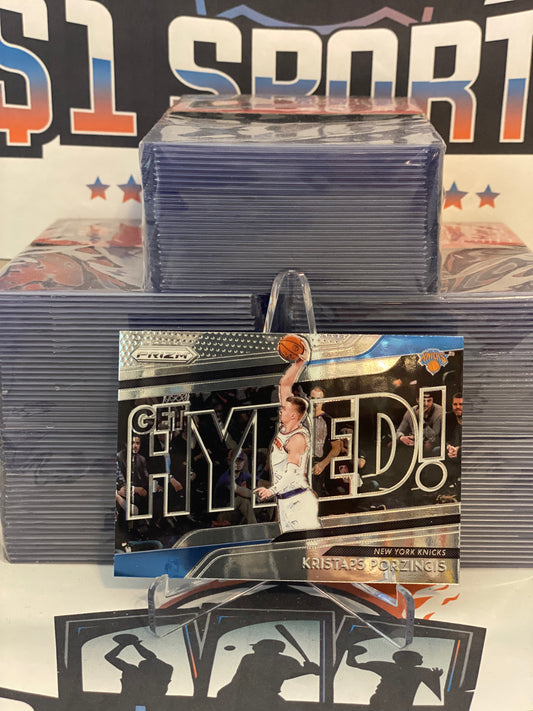 2018 Panini Prizm (Get Hyped!) Kristaps Porzingis #3