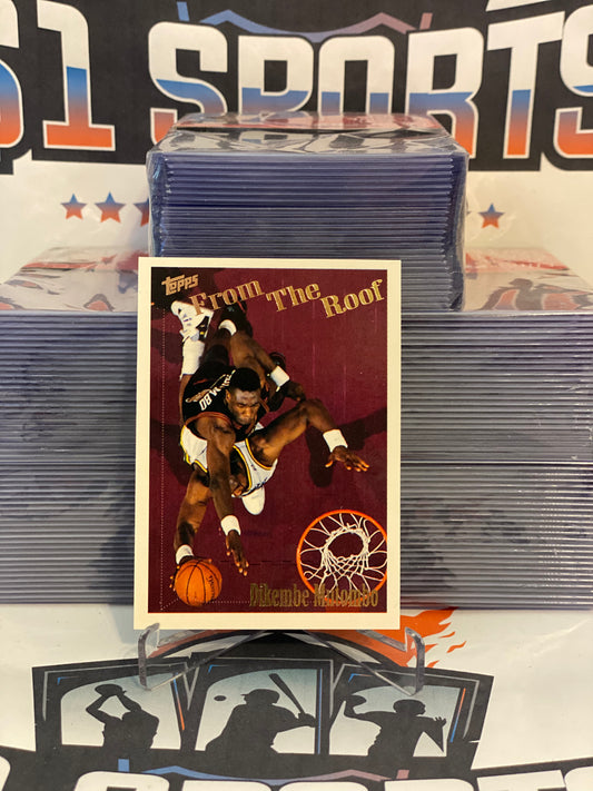 1994 Topps (From the Roof w/ Karl Malone) Dikembe Mutombo #340