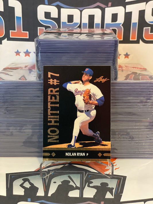 1991 Leaf Gold Rookies (No-Hitter 7) Nolan Ryan #BC25