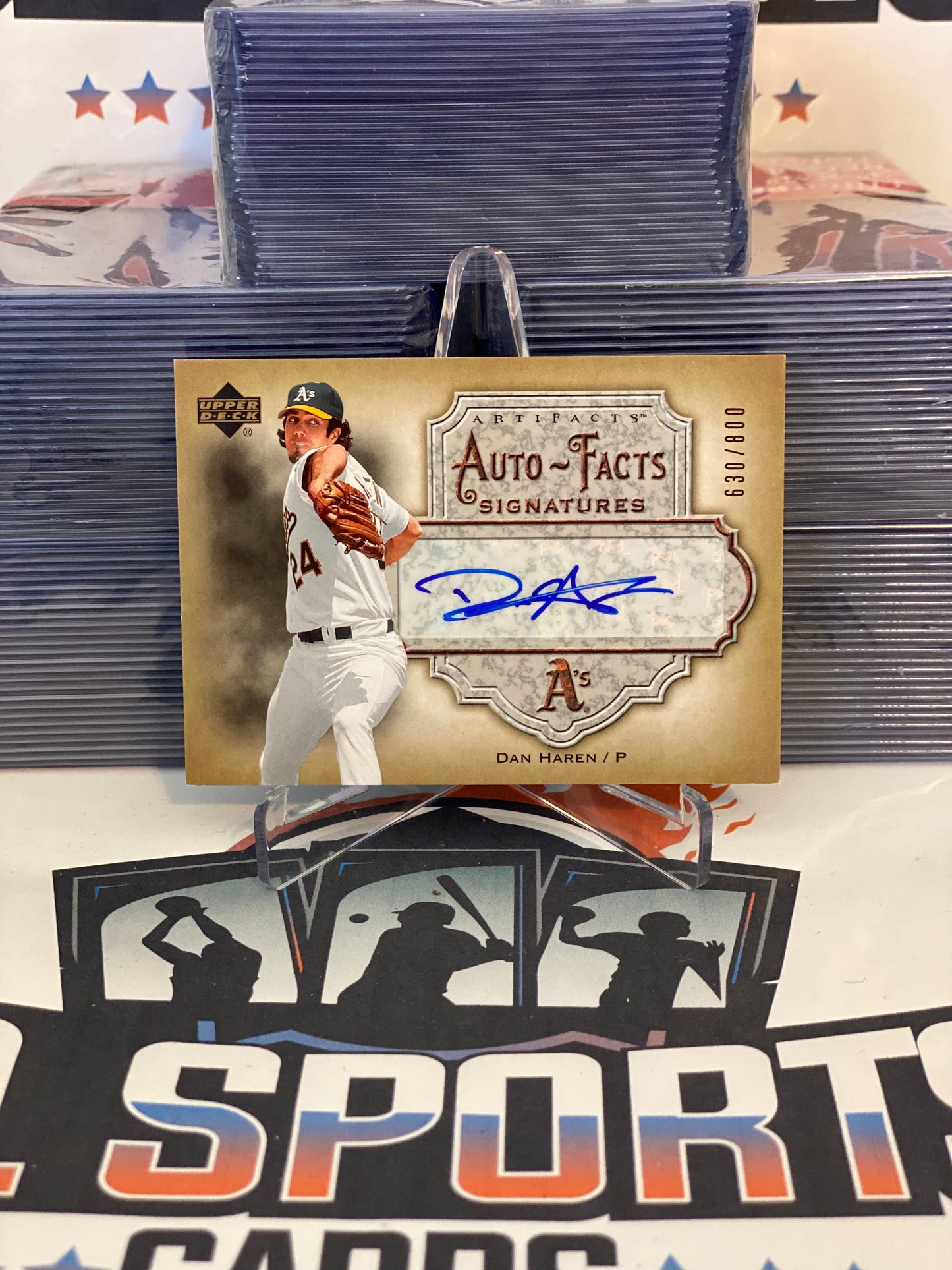 2006 Upper Deck Archives (Auto-Facts Signatures, 630/800) Dan Haren #AF-DH